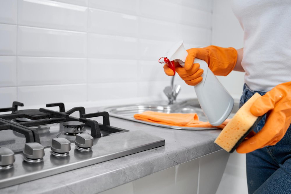 Kitchen deep cleaning